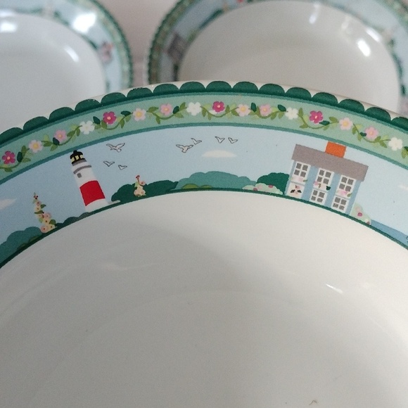 Sakura Nantucket Soup Cereal Bowls by Claire Murraye, Set of 2 - Picture 6 of 8
